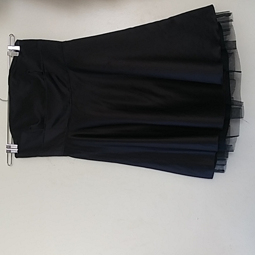 Women's plus size black strapless dress size 20 Dorothy Perkins